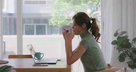 Young talent workforce reskill upskill fully remote work permanently. 스톡 동영상 191430660