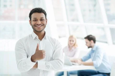 Young team of creatives at work Stock Photos