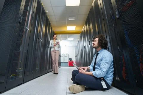 Young technician working Stock Photos