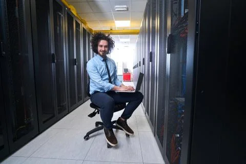 Young technician working Stock Photos