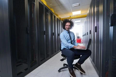 Young technician working Stock Photos