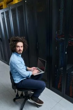 Young technician working Stock Photos