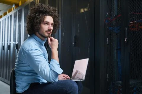 Young technician working Stock Photos