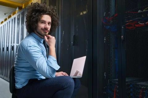 Young technician working Stock Photos