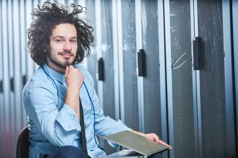 Young technician working Stock Photos