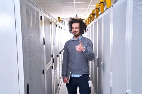Young technician working Stock Photos