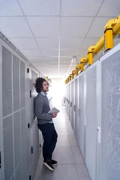 Young technician working Stock Photos