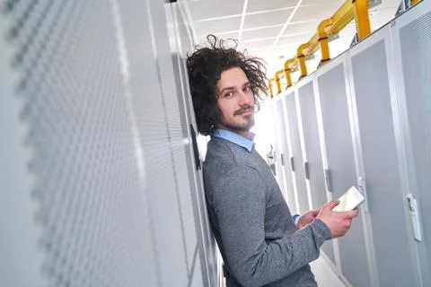 Young technician working Stock Photos