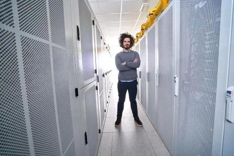 Young technician working Stock Photos