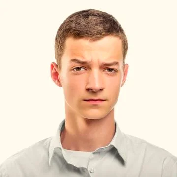 Young thoughtful man. Stock Photos