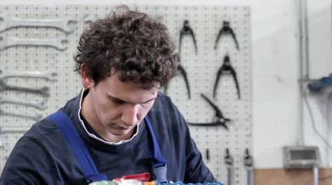 Young turner in action Stock Footage 20528368