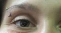 Young woman brown eye HD Footage