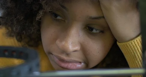 Young Woman in Engineering Problem Solving and Fixing Machine Stock Footage 121772173