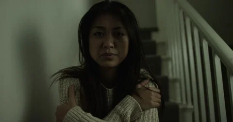 A young woman having relationship problem. Shot on RED Epic Vídeos de archivo 58668661