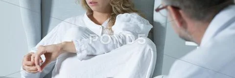 Young woman in lethargy Stock Photos