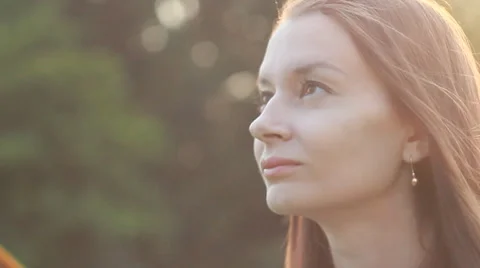 Young Woman Looking at Camera Video stock 65500360