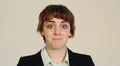 Young woman shocked at funny office rumour HD Footage