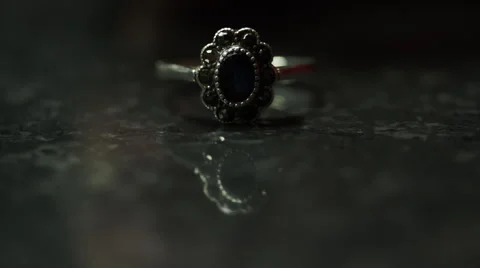 Young Woman Trying On A Ring  Video stock 59559743