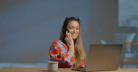 Young woman using modern technolgy. Using smart phone for taking a selfie and a Stock Footage 121505502