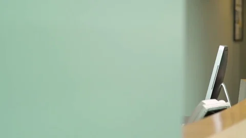 Young woman working on a computer 스톡 동영상 77080346