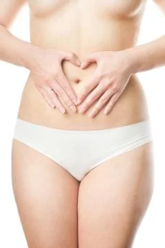 Young woman's body 스톡 사진