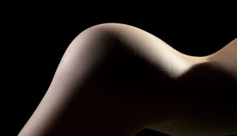 Young woman's buttocks Stock Photos