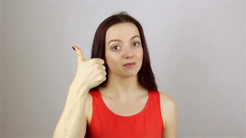 Young womans hand counting down from five using her fingers Stock-Footage 78228450