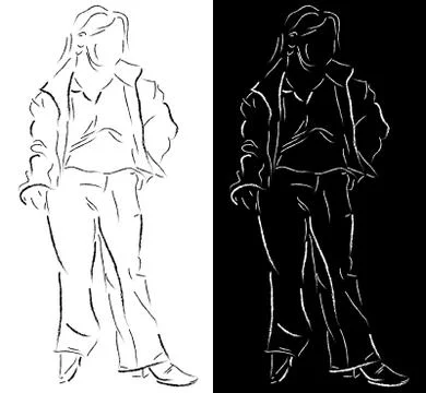 Young women Stock Illustration