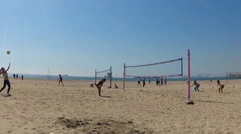 Women Beach Volleyball Stock Videos – Royalty-Free HD & 4K Videos