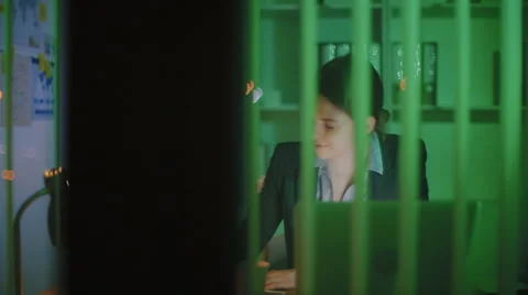 The young worker checks documents Stock Footage 62521138