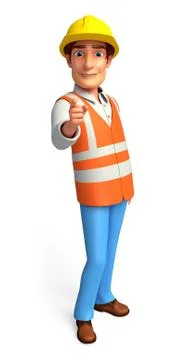 Young worker Stock Illustration