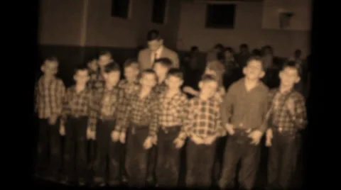 Younger boys dance intruction Stock Footage 38024668