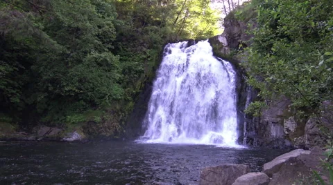 Youngs River Falls tranquility Video stock 60766372
