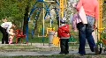 Youngster with yellow bucket HD Footage