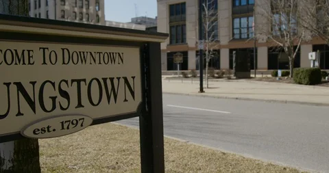 Youngstown Welcome Sign 動画素材 128316341