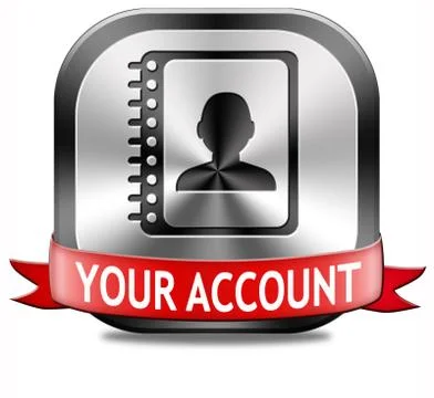 Your account Stock Illustration