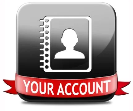 Your account Stock Illustration