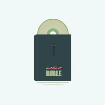 Your Audio Bible Stock Illustration