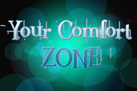 Your comfort zone concept Stock Illustration