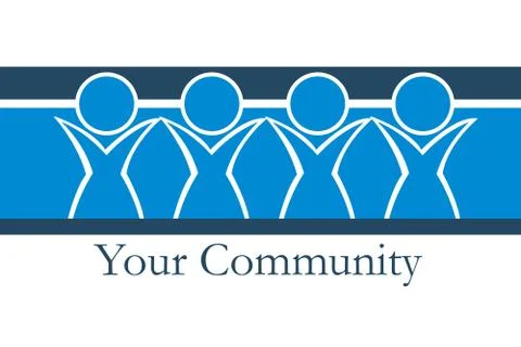 Your community Stock Illustration
