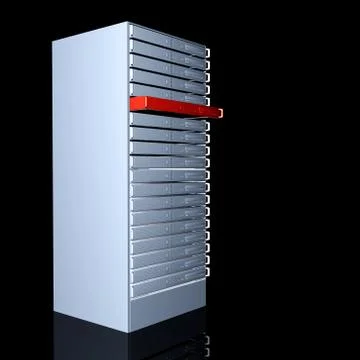 Your dedicated server . Illustrazione stock