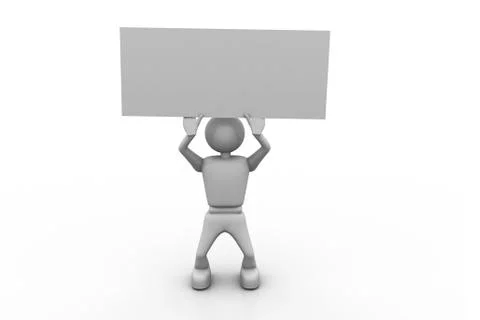 Your empty board Stock Illustration