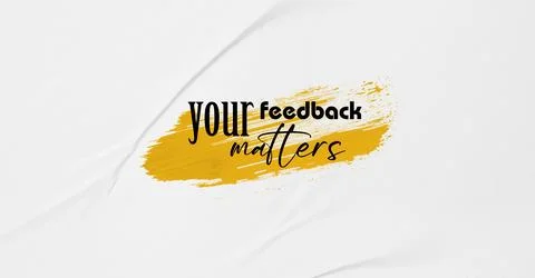 Your feedback matters Stock Photos