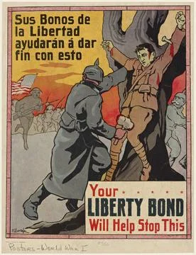 Your Liberty Bond will help stop this Sus bonos de la libertad ayudaran a ... Stock Photos