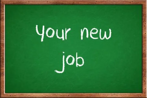 Your new job Stock Illustration