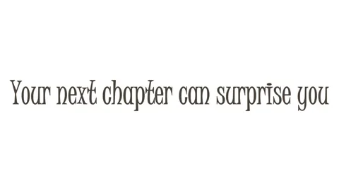 Your Next Chapter Can Surprise You Modern Kinetic Typography Animation 動画素材 342909526