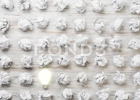 Your outstanding bright idea Stock Photos