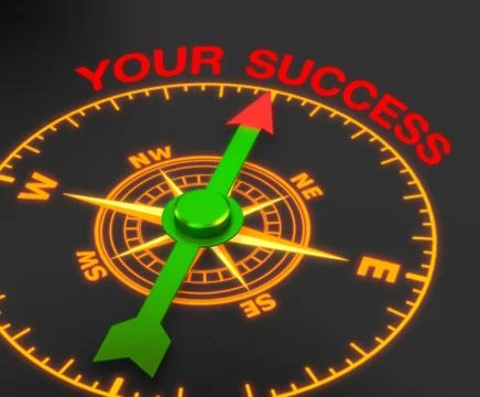 Your success 库存插图