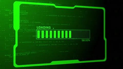 Your System is Hacked pop up Alert Message With Warning About System Hacked. Stock Footage 157871340