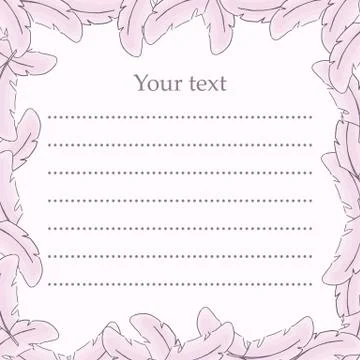 Your text. Template vector illustration. Illustrazione stock